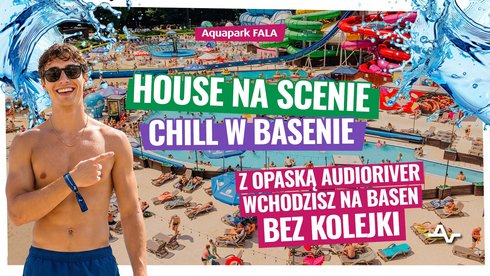 Z opaską audioriver wchodzisz na basen bez kolejki.