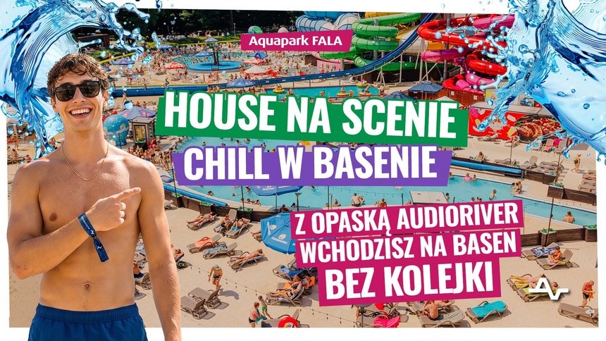 Z opaską audioriver wchodzisz na basen bez kolejki.