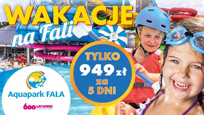 Wakacje na FALI. Tylko 949 zł za 5 dni. 